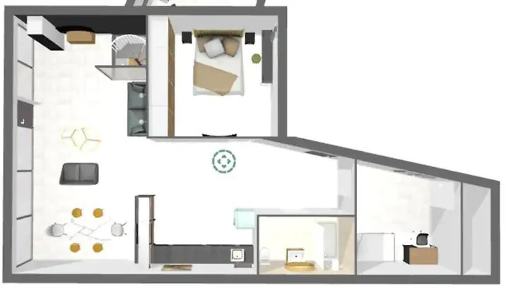 L'Atelier - Loft Renove En Souplex - Tour Eiffel Appartement Parijs